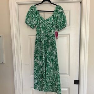 🆕 Tabitha Brown x Target Green Floral Women's Dress 🆕